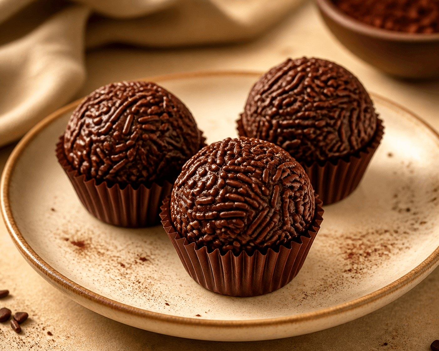 Brigadeiro artesanal de Delicias do Brasil